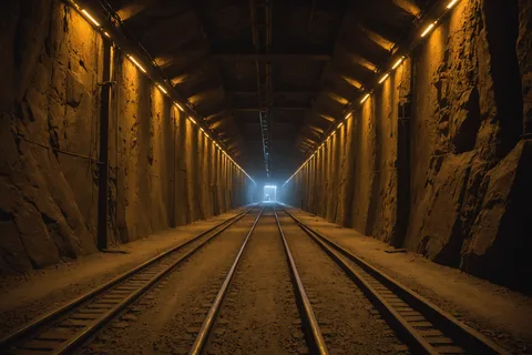 Underground mine corridor