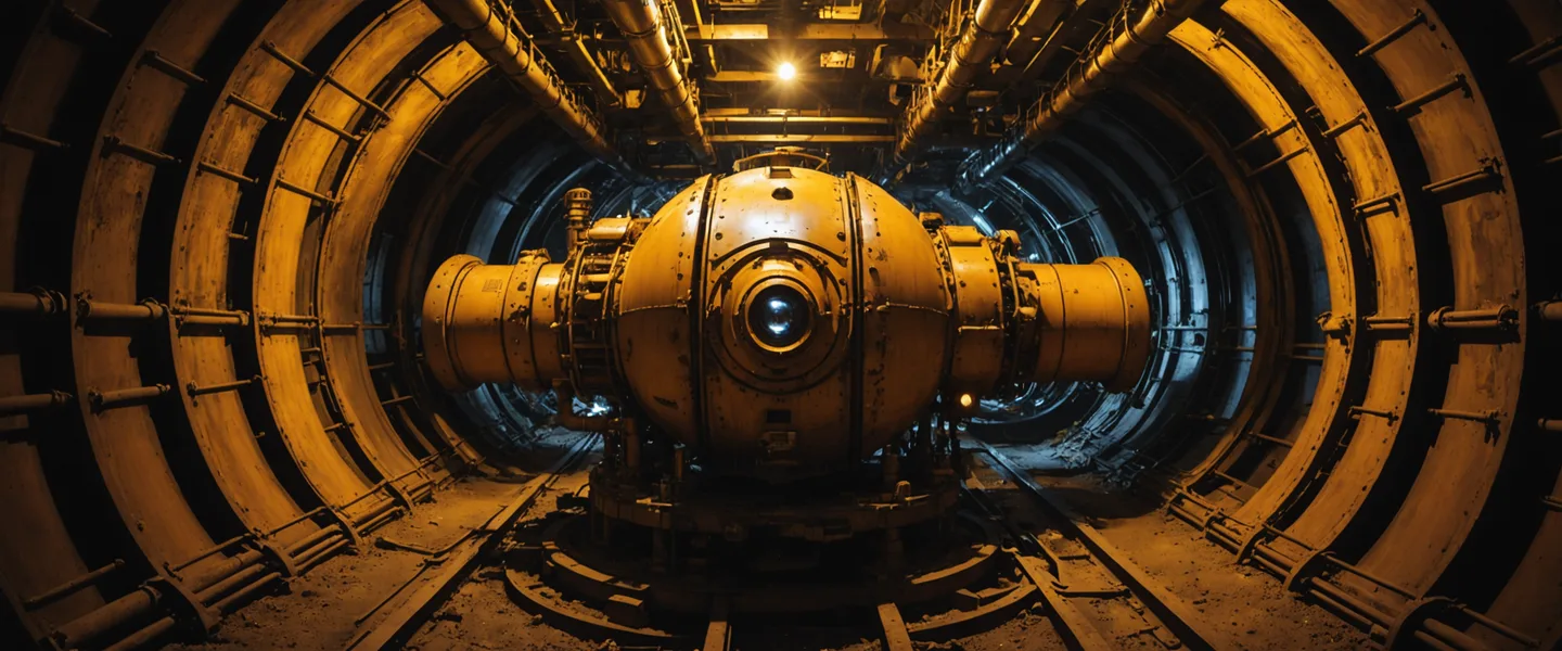 Robot crawling through pipeline interior